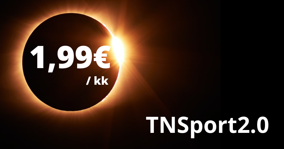 Kuukauden treenit nyt vain 1,99€/1kk!