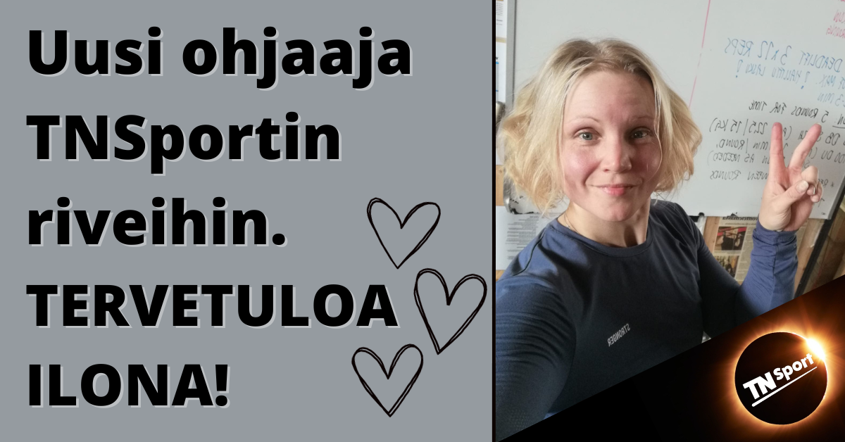 Uusi ohjaaja Ilona + uudet proget starttaa vko 2