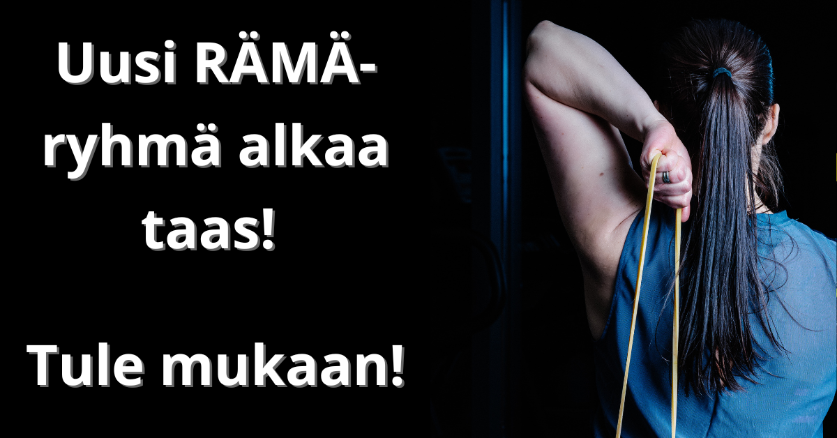 Senior Rämä-ryhmä starttaa taas!