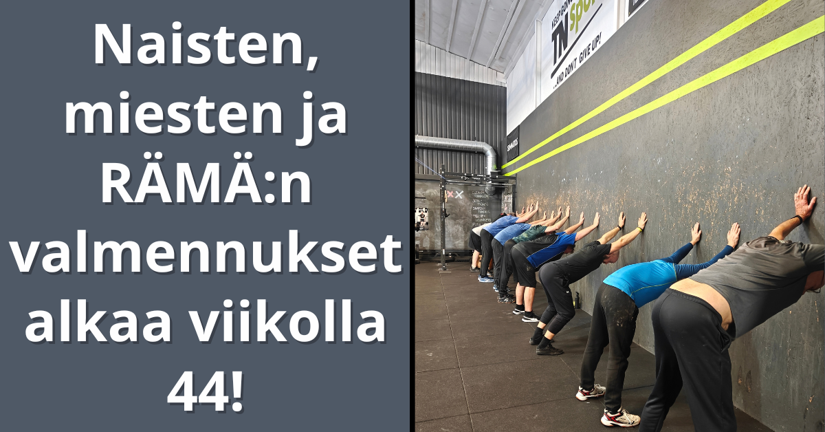 Loppuvuoden ryhmävalmennukset