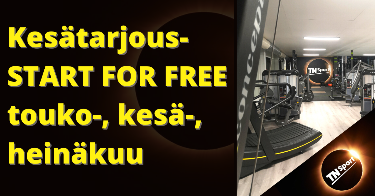 Kesätarjous - START FOR FREE